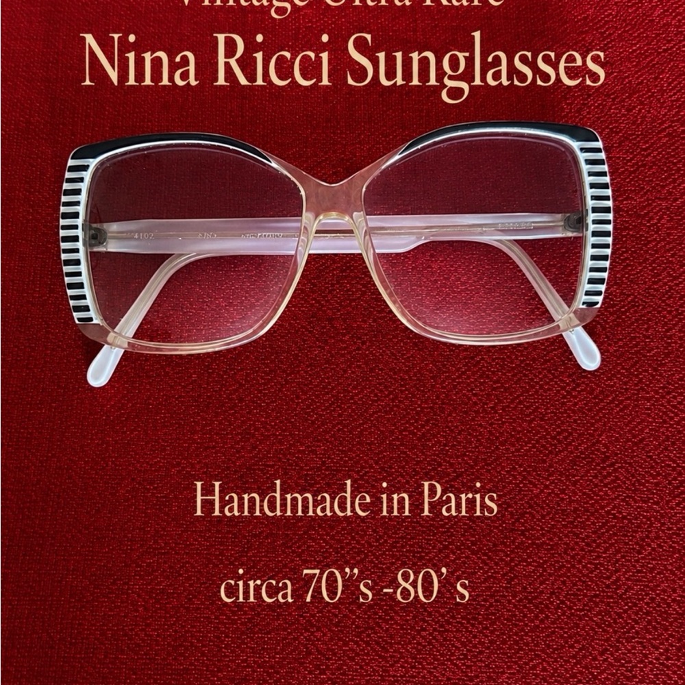 Very rare Nina Ricci Vintage Sunglasses, Paris